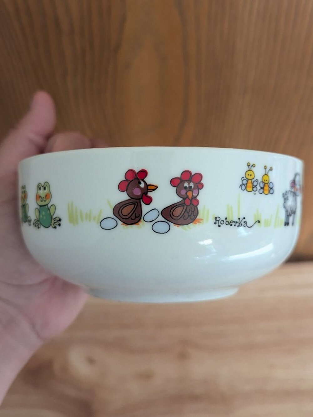 Noah's Ark Ceramic Bowl George Good Japan Children's Cereal Icecream Bowl - Picture 4 of 8